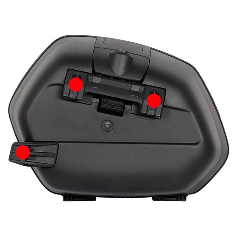 Valise moto SHAD SH36 latérale avec cadre structurel et plateau interne — vue 2