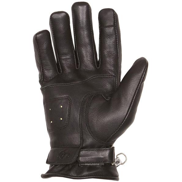 Gants Helstons Mirage en cuir de chèvre avec fermeture réglable par velcro — vue 2