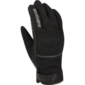 Gants moto Bering Lady Hallenn noirs avec membrane étanche et doublure thermique