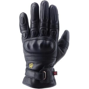 Gants Helstons Vertigo Evo noirs à manchette courte avec coque carbone