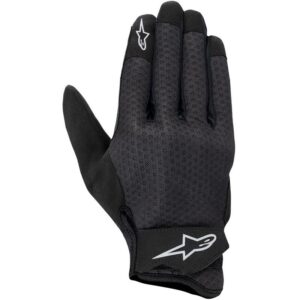 Gants Alpinestars STATED AIR noirs, ventilés, avec paume en daim synthétique