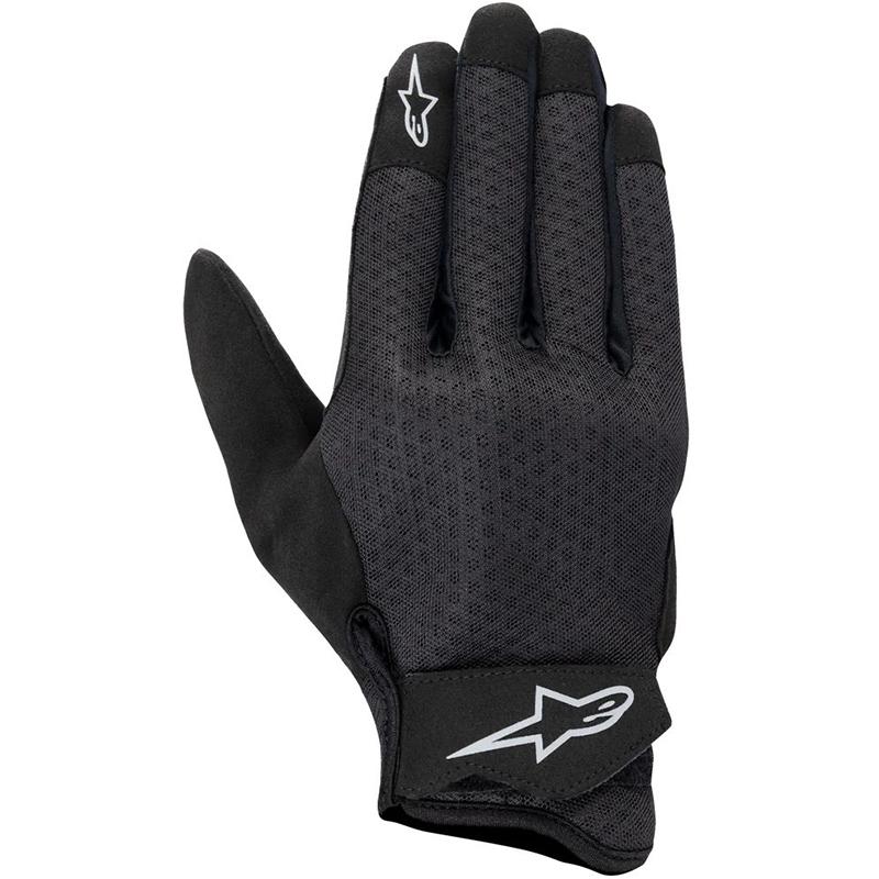 Gants Alpinestars STATED AIR noirs, ventilés, avec paume en daim synthétique