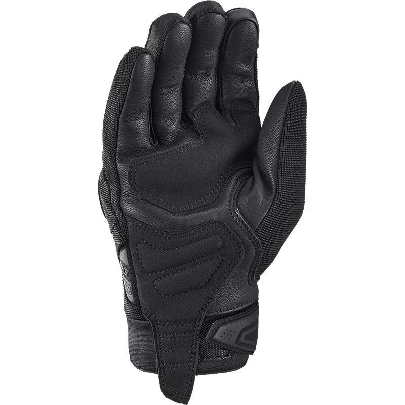 Gants Ixon MIG 2 noirs avec manchette courte et paume en cuir de chèvre — vue 2