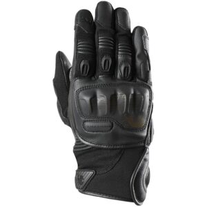 Gants Furygan Waco Evo 2 noirs avec paume cuir et coque métacarpienne