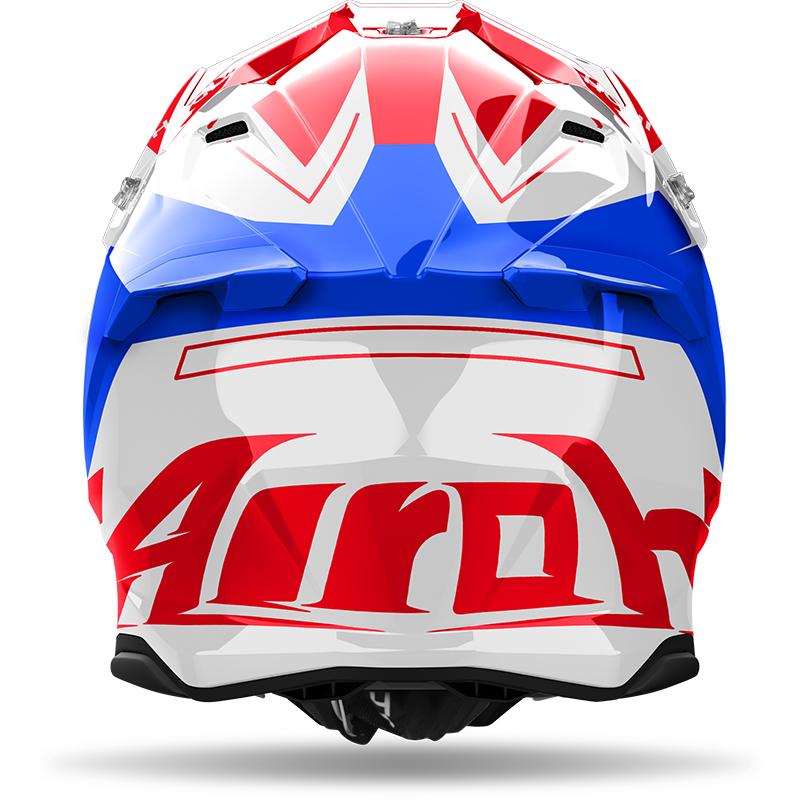 Casque cross AIROH TWIST 3 DIZZY avec visière réglable et coque thermoplastique HRT — vue 2