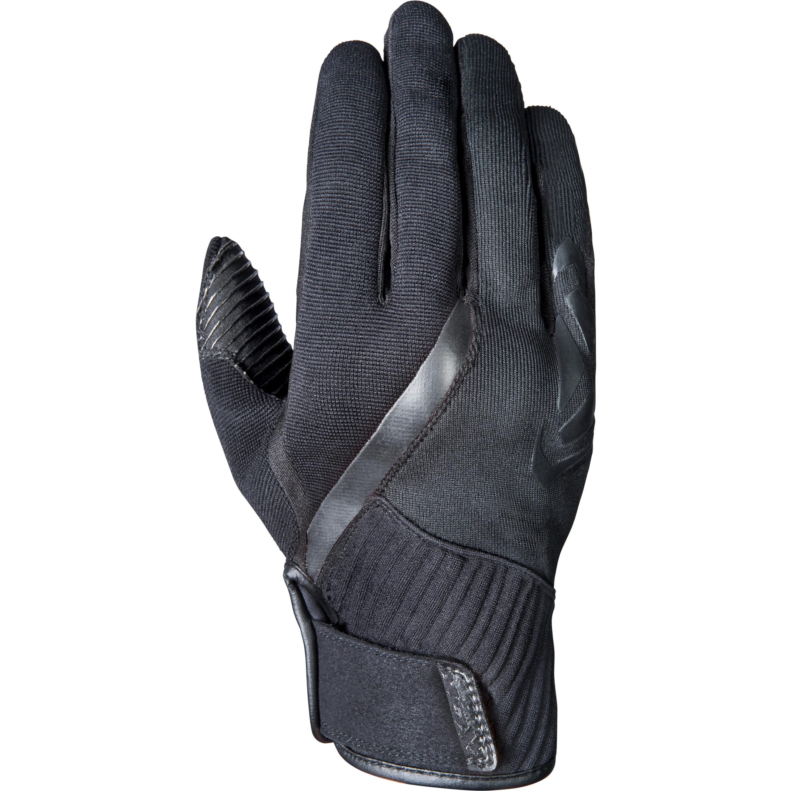 Gants Ixon RS Wheelie noirs avec manchette en néoprène et renforts