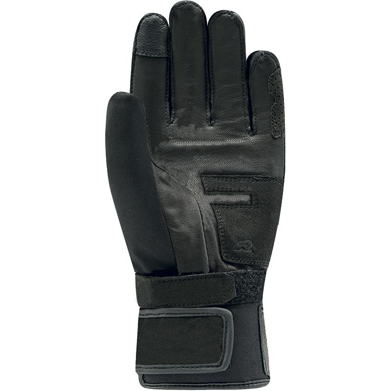 Gants RACER OCTO WP noirs avec paume renforcée et coque rigide aux phalanges — vue 2