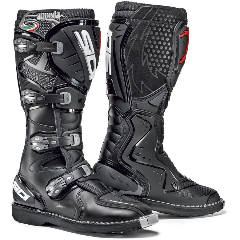 Bottes cross Sidi Agueda en microfibre avec boucles micrométriques