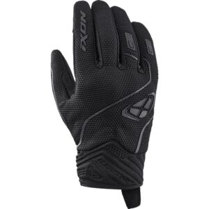Gants Ixon Hurricane 2 Lady noirs avec manchette courte et paume renforcée