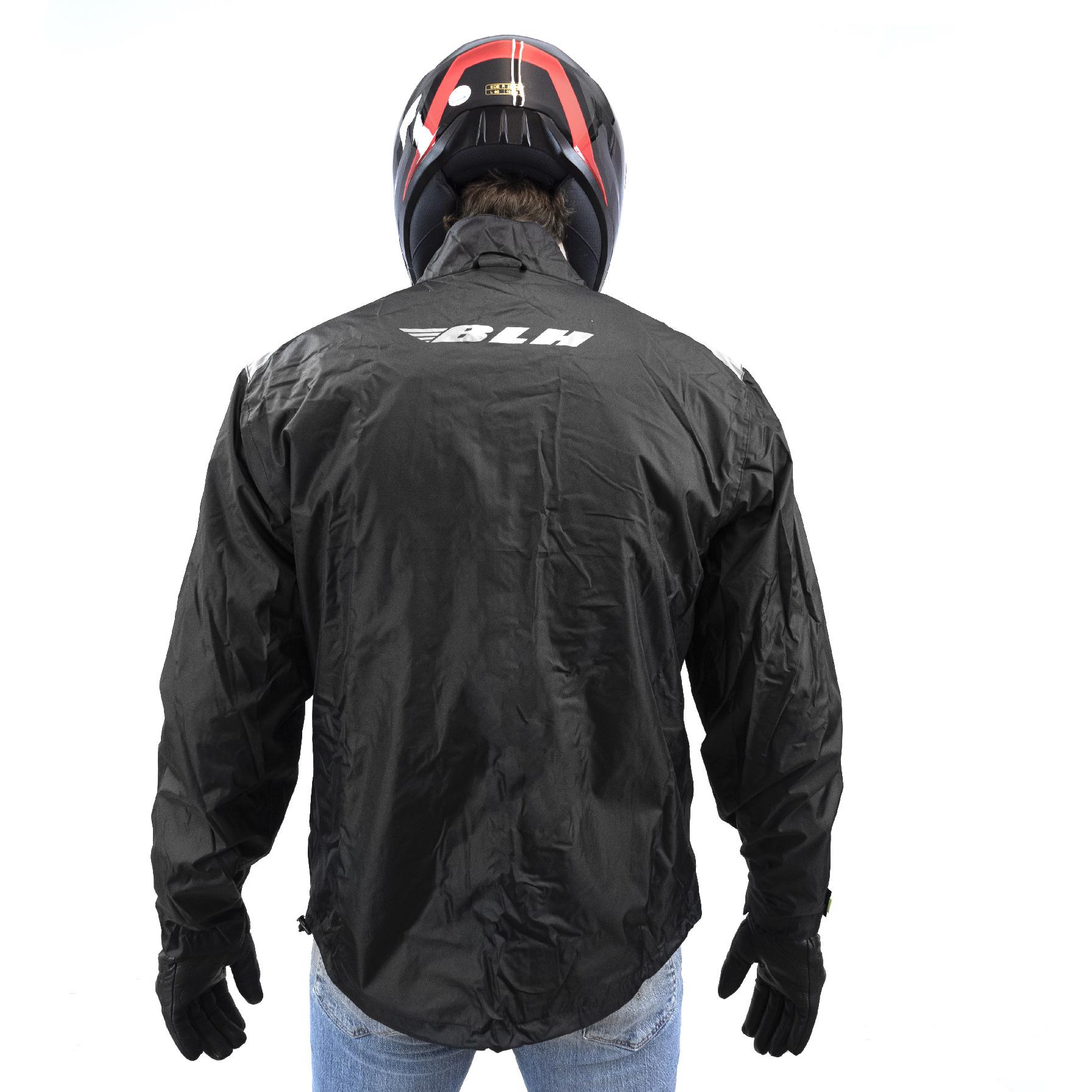 Veste de pluie haute imperméabilité BLH avec pochon de rangement compact — vue 2