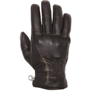 gants Helstons Pure camel et noir avec coque de protection aux phalanges