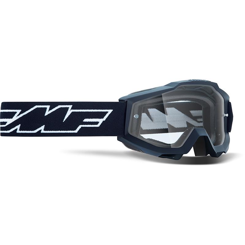 Masque cross FMF POWERBOMB Rocket KID avec écran en polycarbonate et strap large