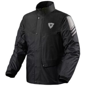 Veste de pluie REVIT Nitric 3 H2O noire avec col haut et poches