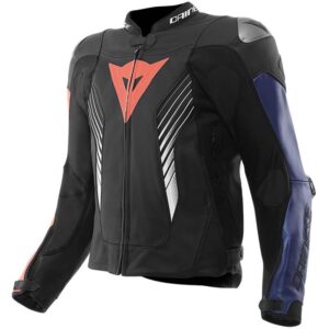 Blouson Dainese Super Speed 5 en cuir avec coupe racing et protections
