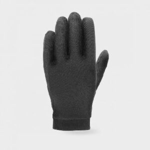 Gants RACER GANT SOIE noirs en soie, modèle unisexe