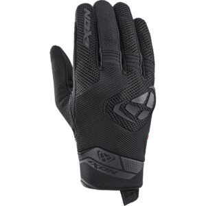 Gants Ixon MIG 2 AIRFLOW noirs avec dos en mesh et manchette courte
