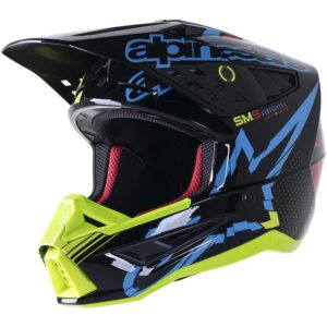 Casque cross Alpinestars SM-5 ACTION avec coque et intérieur amovible