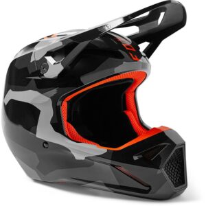 Casque cross FOX V1 BNKR avec visière réglable et coque légère