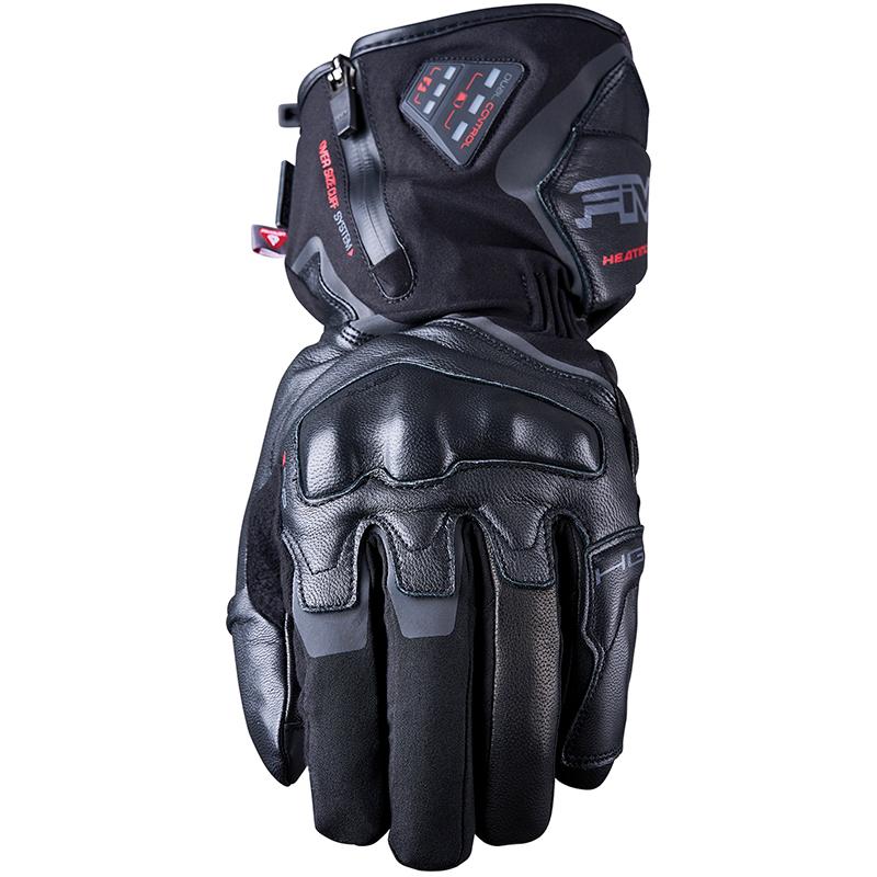 Gants chauffants Five HG1 EVO WP avec batteries, protections et manchette réglable