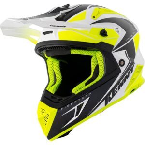 Casque cross KENNY TITANIUM GRAPHIC avec coque tri-composite et mentonnière fixe