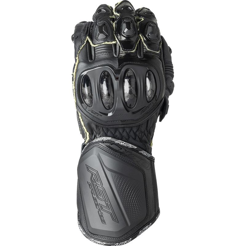 Gants RST PRO SERIES GP D3O en cuir noir avec protections intégrées