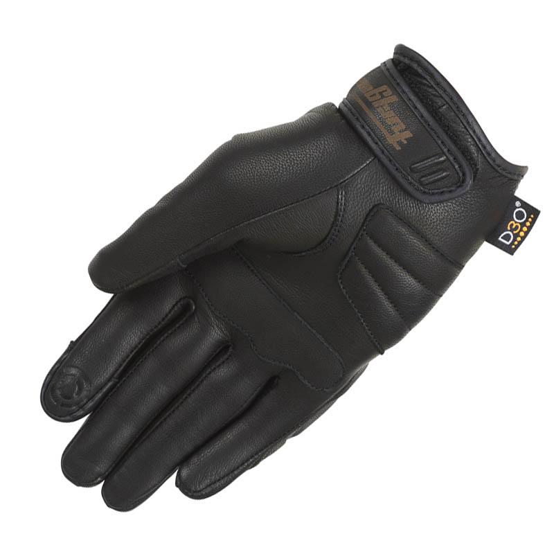 Gants Furygan Astral Lady D3O noirs en cuir avec coque de protection — vue 2
