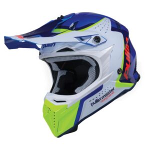 Casque cross PULL-IN GRAPHIC + KID MASTER bleu pour jeune pilote