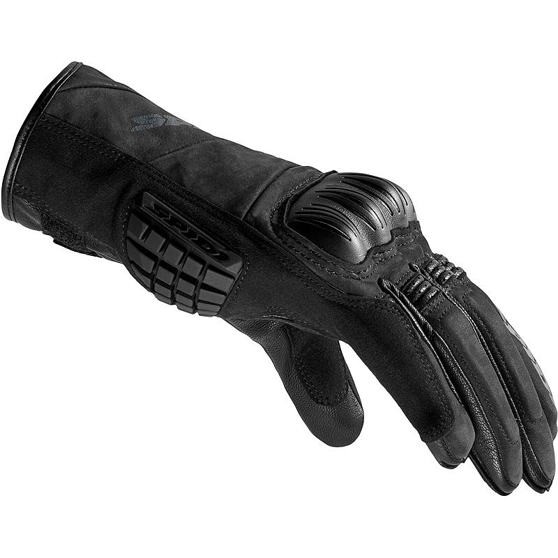 Gants Spidi Ranger LT noirs en cuir avec coque et renforts annoncés — vue 2