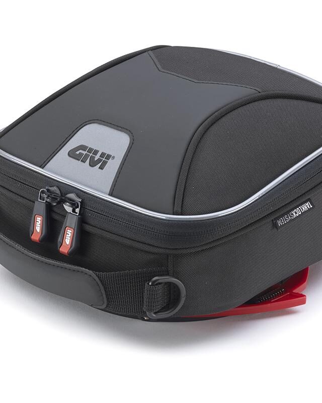 Sacoche réservoir GIVI XS319Y TANKLOCK compacte avec housse de pluie fluorescente
