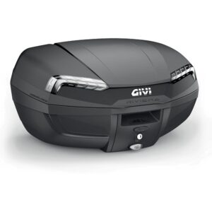 Top case GIVI E46NT TECH RIVIERA de 46 litres avec finitions aluminium