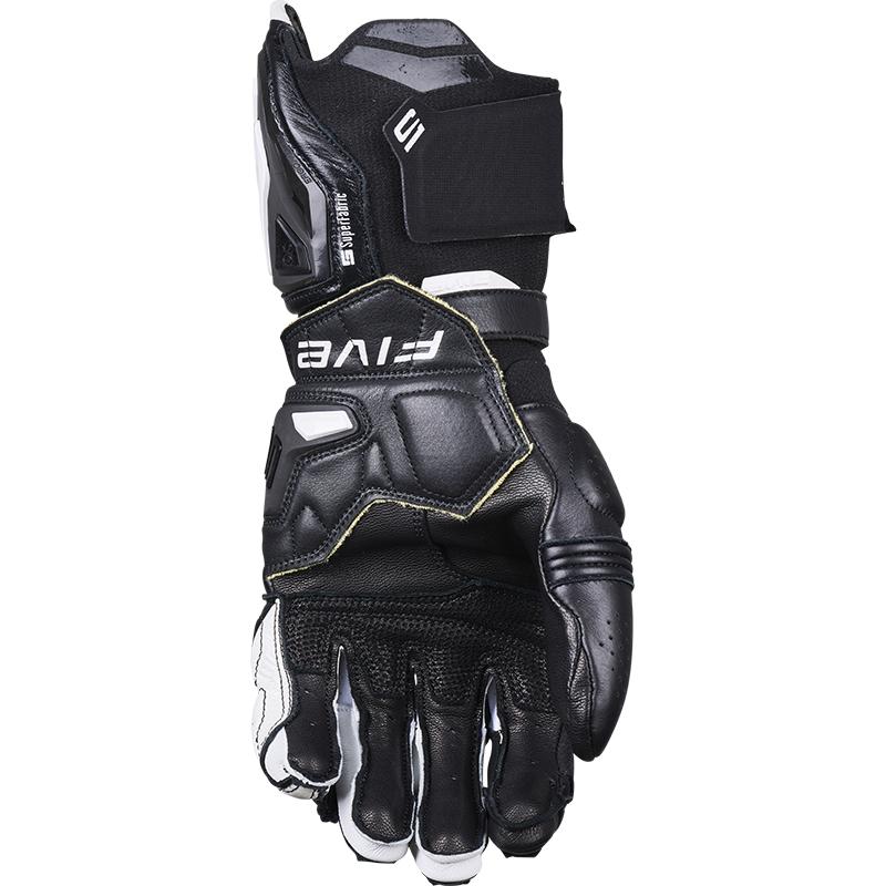 Gants Five RFX1 EVO WOMAN noirs et blancs avec protections ventilées — vue 2