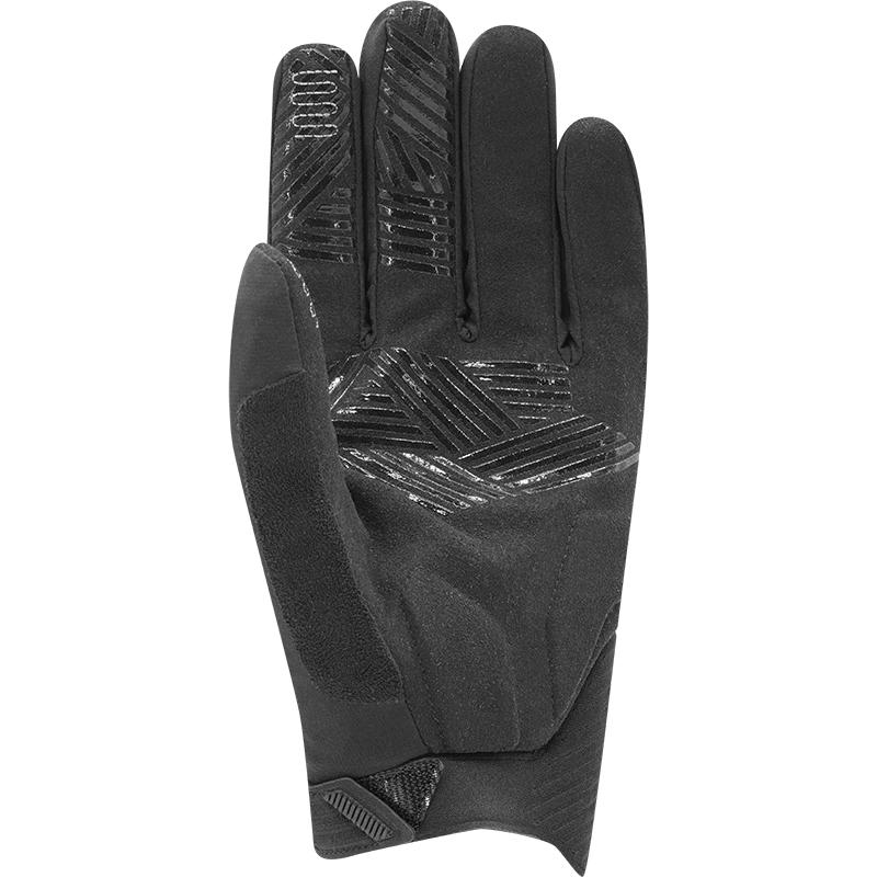 Gants RACER ROCK 2 WR noirs, courts, étanches et dotés d’un index tactile — vue 2