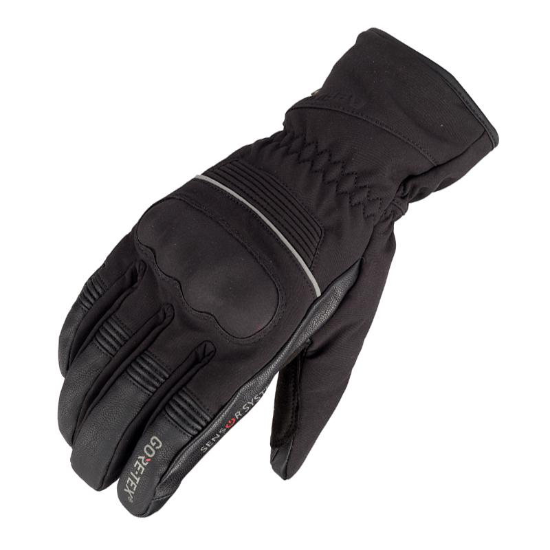 Paire de gants Bering Loky Goretex noirs avec protections aux phalanges