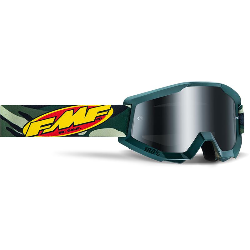 Masque cross FMF Assault avec écran iridium et sangle siliconée