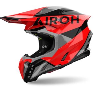 Casque cross AIROH TWIST 3 KING avec visière réglable et aérations