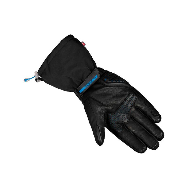 Gants chauffants Ixon IT-YUGA noirs avec manchettes longues et protections articulaires — vue 2