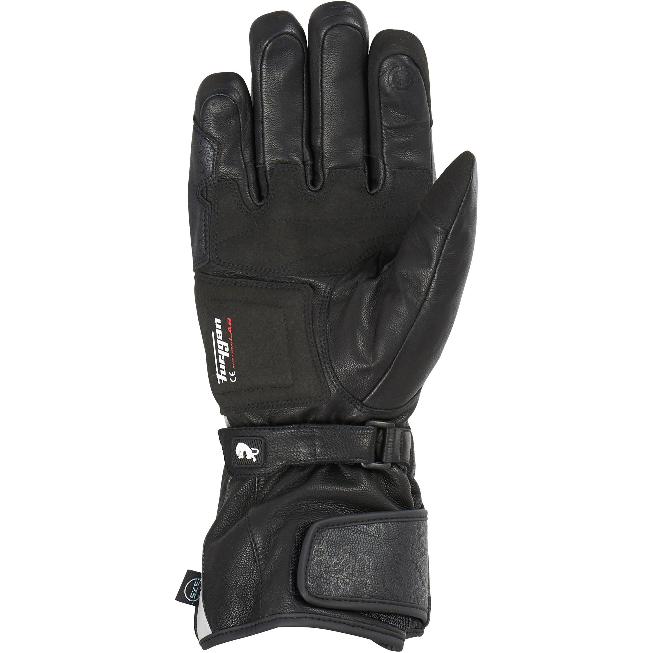 Gants Furygan Blazer 37.5® noirs avec cuir de chèvre et membrane étanche — vue 2