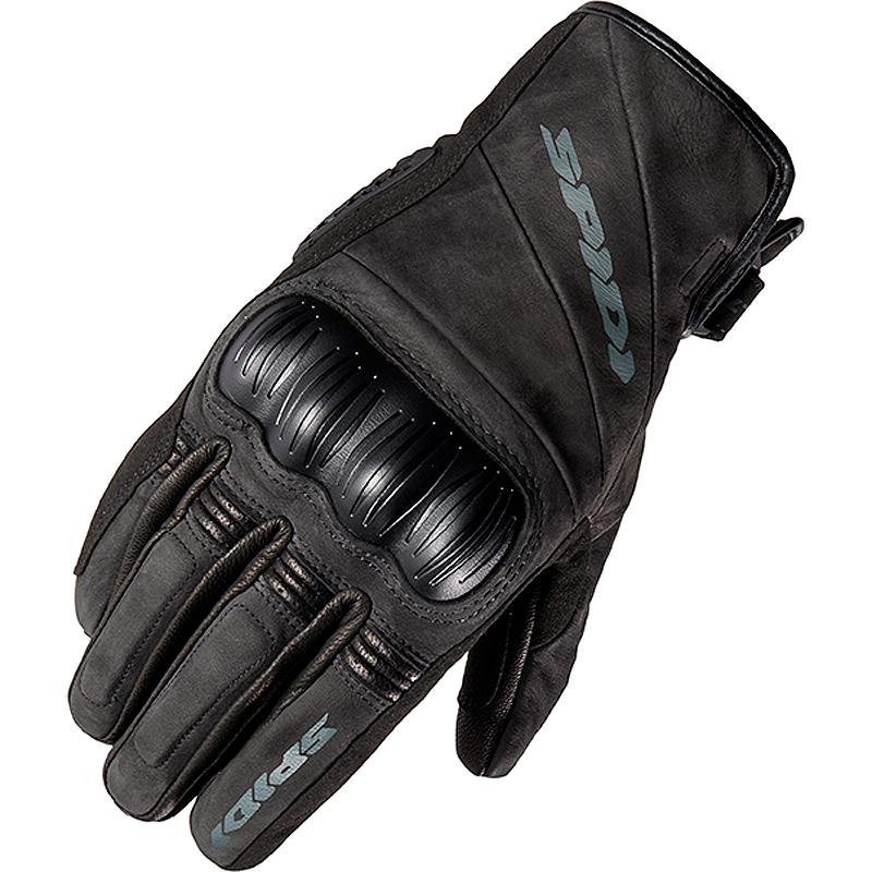 Gants Spidi Ranger LT noirs en cuir avec coque et renforts annoncés