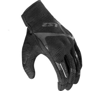 Gants LS2 RAY II MAN noirs avec maille 3D et protections souples