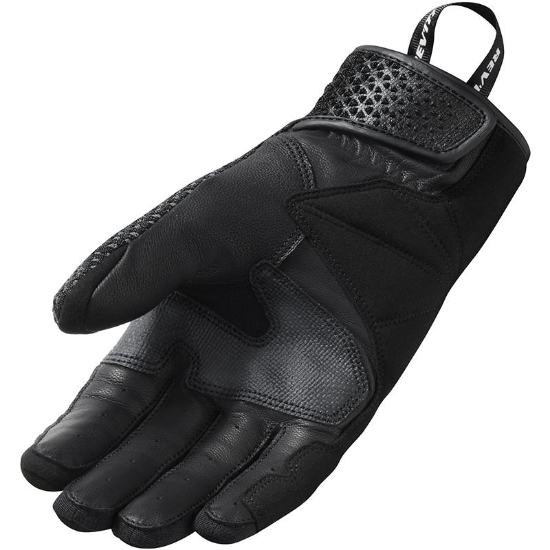 Gants REVIT OFFTRACK 2 noirs avec manchette courte et protections aux phalanges — vue 2