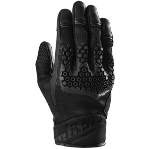 Gants Furygan Jack noirs avec coque métacarpienne et paumes en cuir