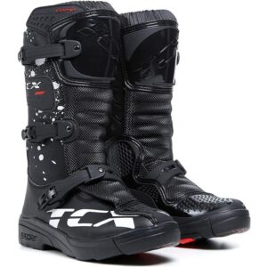 Bottes cross TCX COMP KID pour enfant avec renforts et fermeture à boucles