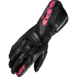 Gants Spidi STR-5 LADY en cuir avec coque carbone et serrage poignet