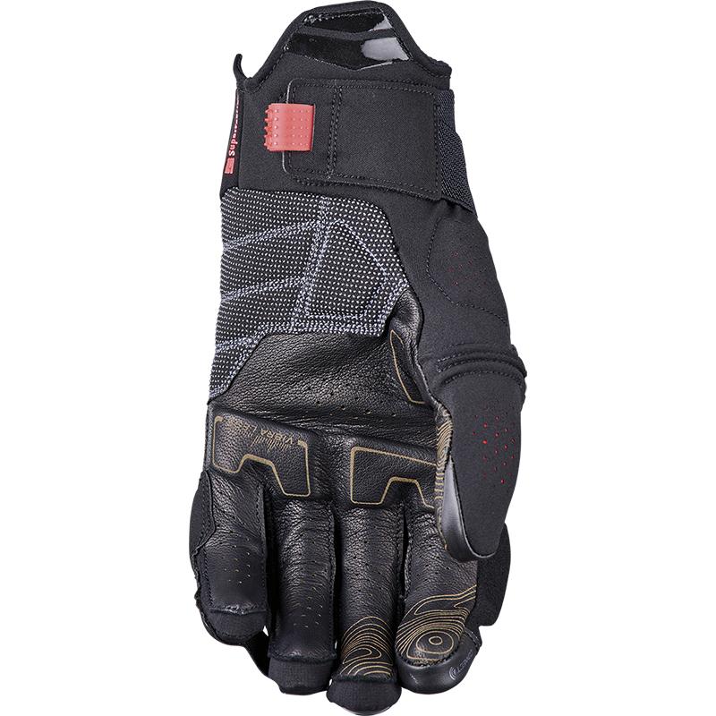 Gants Five TFX1 AIRFLOW SHORT avec paume en cuir et mesh ventilé — vue 2