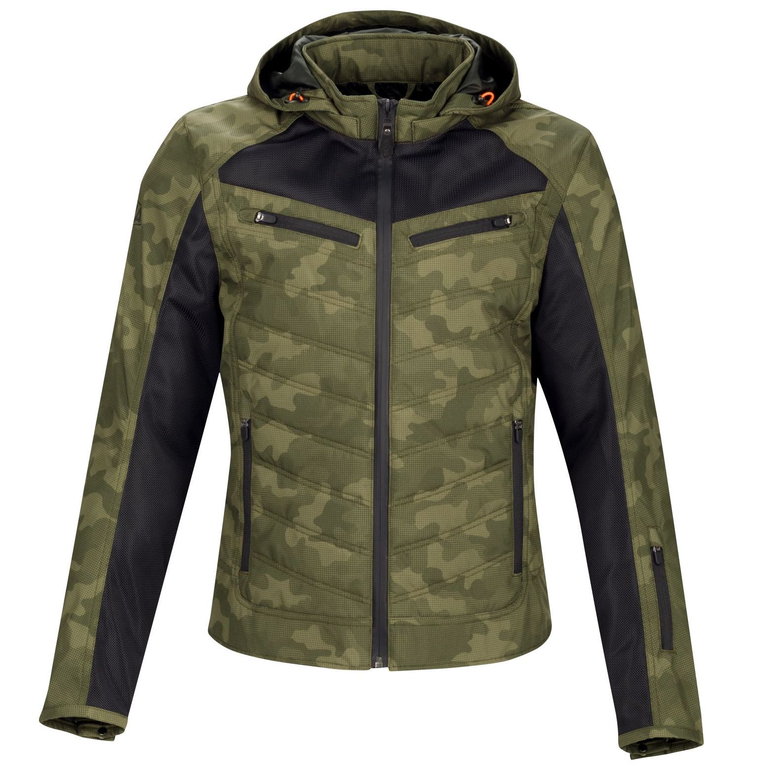 Blouson moto Segura NATCHO VENTED avec capuche amovible et poches