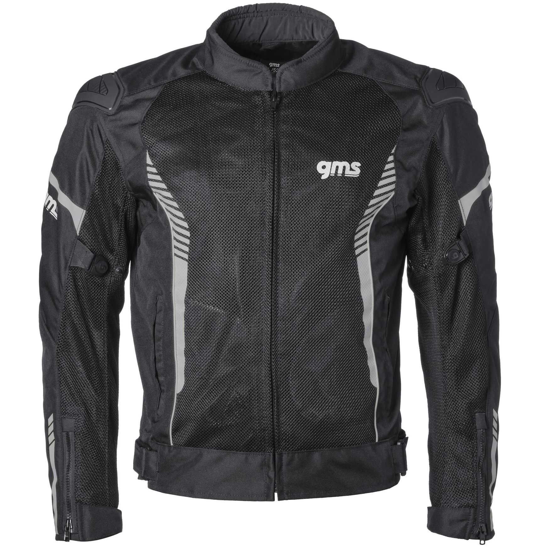 Blouson moto GMS SAMU MESH textile avec doublure en maille et gilet amovible
