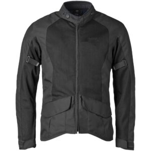 Blouson moto GMS FIFTYSIX.7 LONG textile avec larges empiècements en maille