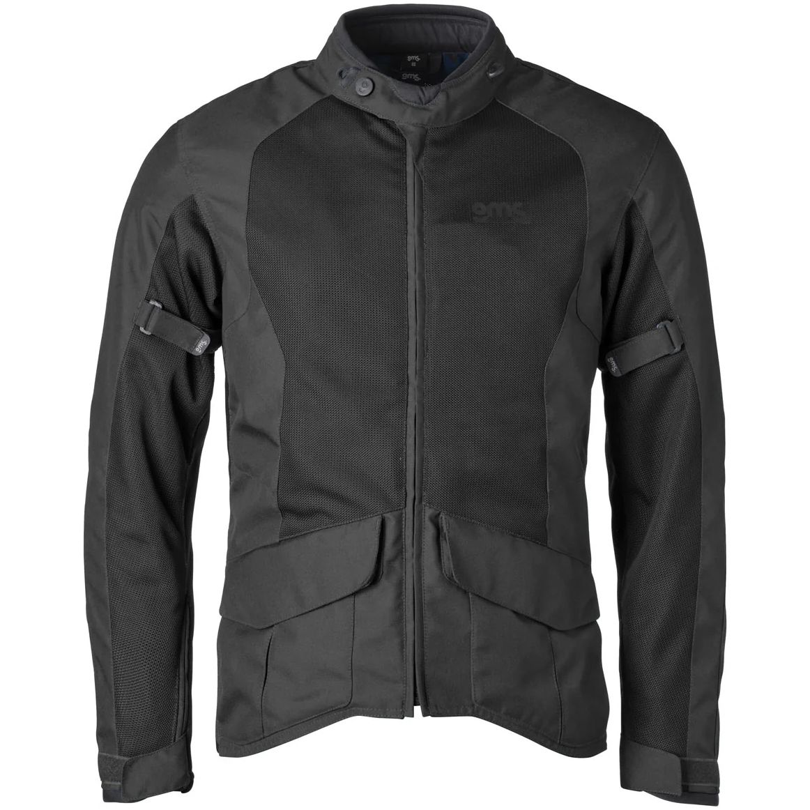 Blouson moto GMS FIFTYSIX.7 LONG textile avec larges empiècements en maille