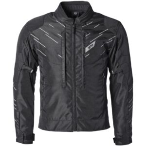 Blouson moto GMS KASAI WATERPROOF textile avec membrane imperméable et protections CE