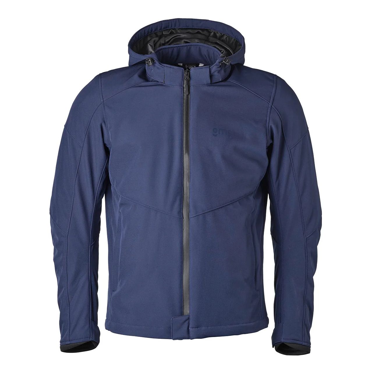 Blouson moto GMS Falcon Neo Waterproof en textile softshell avec capuche amovible